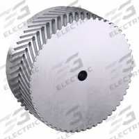 CONTINENTAL Gearbelt Pulley: Plain, 8 mm Pitch, For 50 mm Belt Wd, 56 Teeth, 1/2 in Bore Dia (MPN L-56S-MPB ALUMINUM). Key specifications — Brand: CONTINENTAL; Sub-brand: SilentSync.