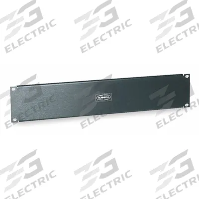 HUBBELL PREMISE WIRING Blank Panel: 2 Rack Units, 19 in Overall Wd, 3 1/2 in Overall Ht - Blank Filler Panels