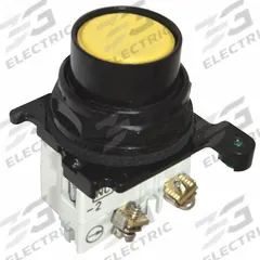 EATON Flush Push Button Operator: Non-Illuminated, Flush Profile, Metallic, 30 mm, 1NC (MPN E34PB4-51X). Key specifications — Brand: EATON; Action: Momentary; Series: E34; Push Button Material Type: Metallic.