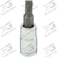 WESTWARD Socket Bit: 1/4 in Drive Size, Slotted Tip, 6 mm Tip Size, 1 1/2 in Overall Lg, Metric (MPN 54TN93). Key specifications — attr1213360: Fixed Insert; attr1213362: WESTWARD.
