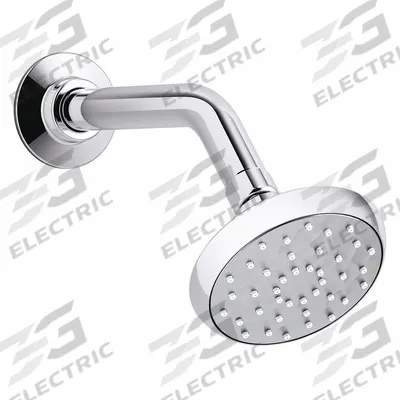 KOHLER Fixed Showerhead: Awaken B90, 1.5 gpm Fixed Showerhead Flow Rate, Metal - Single-Pattern Fixed Showerheads