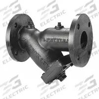 KECKLEY Y Strainer: 12 in, Flanged, Perforated, 0.125 in Screen Size, Cast Iron, Fiber, 29 7/8 in Ht (MPN 121FFY-CI125P34-FBI-A7). Key specifications — Brand: KECKLEY; Seal Material: Fiber; Manufacturer Part Number: 121FFY-CI125P34-FBI-A7; Screen Material: 304 Stainless Steel.
