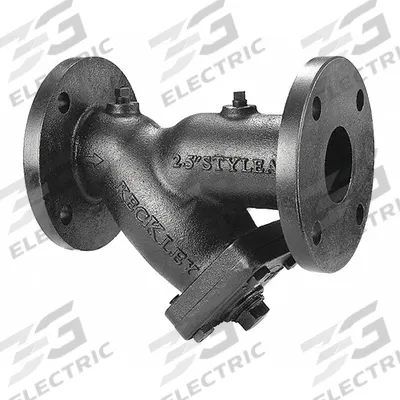 KECKLEY Y Strainer: 12 in, Flanged, Perforated, 0.125 in Screen Size, Cast Iron - Cast Iron Y Strainers