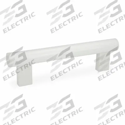 JW WINCO Pull Handle: Threaded Holes, Rear-Mount, 13.78 in Mounting Hole Center to Center - Load-Rated Straight-Leg Tubular Pull Handles