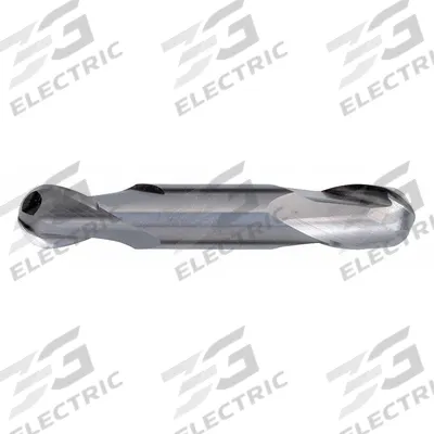 CLEVELAND Ball End Mill: Carbide, Double End, 2 Flute, 3/16" Mill Dia, 1/2" LOC, 3" OAL (MPN C60209) - Double-End Carbide Ball End Mills for Aluminum