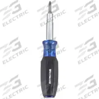 WESTWARD Multi-Bit Screwdriver: Phillips/Slotted/Square Tip, 9 Tips, 7 1/4 in Overall Lg, Double End (MPN 401L13). Key specifications — attr1205339: Square Recess: #1 + #2 + Nut Driver: Hex: 1/4 in + 5/16 in + 3/8 in; attr1205303: WESTWARD.