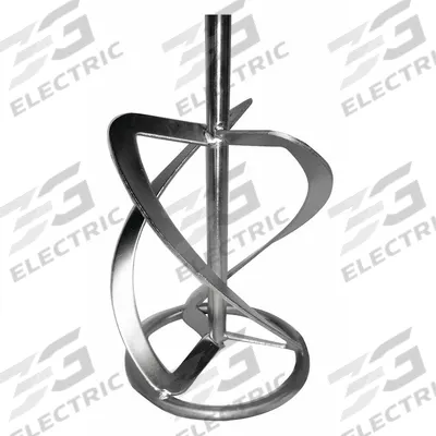 BN PRODUCTS USA Mixing Paddle: Single-Paddle, High Viscosity, M14 Threaded, 24 in Lg - Single Paddles