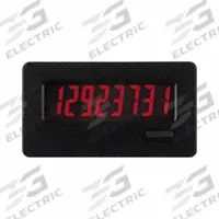 RED LION Counter: Hour Meters, DIN Track Mounting, 1 1/8 in x 2 in, UL, LCD, 10,000 Counts/Second (MPN CUB7CVR0). Key specifications — Features: Isolated High Voltage; Mounting Style: DIN Track; Standards: UL; NEMA Enclosure Rating: 4X; Brand: RED LION; Manufacturer Part Number: CUB7CVR0.