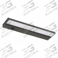 LED Under Cabinet: 14 in Lg, 437 lm, 2700K/3000K/4000K, 6.7 W, Plug-In or Hardwired, Bronze, 1 in Ht (MPN NLLP2-14RB). Key specifications — attr1262778: 120V AC; attr1262749: Plug-In or Hardwired; attr1262754: Integrated LED; attr1262758: Aluminum; attr1262760: Yes; attr1262765: LED; attr1262776: High/Low; attr1262780: 4000K.
