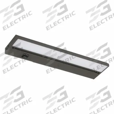 LED Under Cabinet: 14 in Lg, 437 lm, 2700K/3000K/4000K, 6.7 W, Plug-In or Hardwired - Linear LED Under-Cabinet Light Fixtures