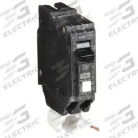 GE Miniature Circuit Breaker: THQL, 15 A, 120/240V AC, Single Phase, 10kA at 120/240V AC, 1 Poles (MPN THQL1115AF2). Key specifications — Amps: 15 A; AC Voltage Rating: 120/240V AC; Phase: Single; Max. AIR Rating: 10kA at 120/240V AC; For Use With: Power Mark Gold Load Centers and AQ Lighting Panels.