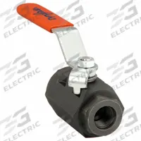 DYNAQUIP CONTROLS Manual Two-Way Ball Valve: 1/2 in, Carbon Steel, Straight, SAE x SAE, Two-Piece (MPN VLE2.NK 1/2). Key specifications — Brand: DYNAQUIP CONTROLS; Handle: Lever.
