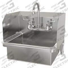 SANI-LAV Hand Sink: 1 Stations, 7 in Bowl Dp, 17 in Bowl Lg, 14 in Bowl Wd, Faucet Included, 16 ga (MPN 707F.5). Key specifications — Includes Side Splash: Side Splash Included; Series: Stainless Steel Hand Wash Sink; Brand: SANI-LAV.