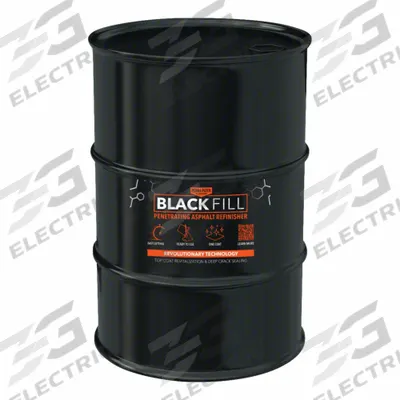 PERMA-PATCH Asphalt Repair Compound: Black Fill, Recycled Asphalt Mix, 55 gal Container Size - High-Performance Concrete Repair Compounds