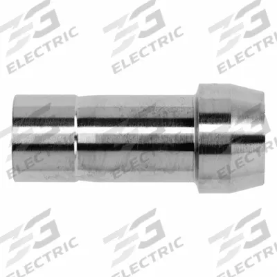 BRENNAN INDUSTRIES Compression Fitting Straight: 3/8 in OD x 3/8 in OD Fitting Size - Clean & Bagged Single-Ferrule Stainless Steel Fittings