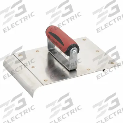 MARSHALLTOWN Edger and Groover: Stainless Steel, 8 in Blade Lg, 6 in Blade Wd - Handheld Edgers