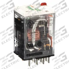 SCHNEIDER General Purpose Relay: Socket Mounted, 6 A Current Rating, 230V AC, 4PDT, G Socket (MPN RXM4AB2P7). Key specifications — Brand: SCHNEIDER; Base Type: Square; Mounting Style: Plug-In; Pin Shape: Flat; Electrical Connection: Quick-Connect; Manufacturer Part Number: RXM4AB2P7; Series: Harmony™ RXM Series.