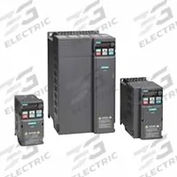 SIEMENS Variable Frequency Drive: In Phase Three, 1 hp, 4.8 A Output Current - Max, IP21, No Bypass (MPN RT001X-23N). Key specifications — Style: Compact; Color: Black/Blue/Gray.