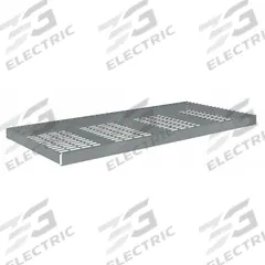 TENNSCO Shelf: 96 in x 30 in, 1,600 lb Load Capacity, Steel, 5 ga Decking, Gray, Shelf (MPN ZLCS-9630W). Key specifications — Decking Material: Steel; Includes: (4) Beams; Decking Finish: Zinc Plated; Shelf Configuration: Single Straight; Color: Gray; Frame Material: Steel; Brand: TENNSCO; Frame Finish: Zinc Plated.