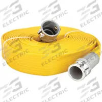 Water Discharge Hose: 3 in Hose Inside Dia., 50 ft Hose Lg, 200 psi, Yellow (MPN 45DU18). Key specifications — Brand: APPROVED VENDOR; Temp. Range: -4° to 140°F; Hose Color: Yellow.