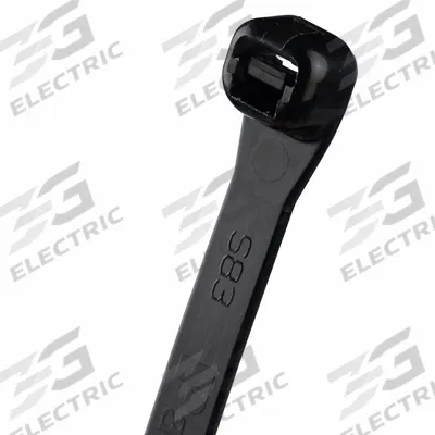 PANDUIT Cable Tie: 19 in Nominal Lg, 5 3/16 in Nominal Max. Bundle Dia., 0.38 in Wd - All Purpose Nylon Cable Ties