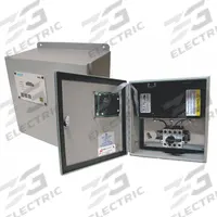 SIEMENS Surge Protection Device: Three Phase, 120/240V AC High Leg Delta, 150/320 V AC, Steel (MPN TPS3B12300XD2). Key specifications — Voltage: 120/240V AC High Leg Delta; Includes: Dry Contacts; Max. Continuing Operating Voltage: 150/320 V AC; Voltage Protection Rating: 700V (N-G); Enclosure Material: Steel; Max. Surge Current per Mode: N-G; Brand: SIEMENS.
