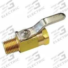 APPROVED VENDOR Manual Two-Way Ball Valve: 1/8 in, Brass, Straight, MNPT x FNPT, Full Port Ball Port (MPN G-MMFP-18). Key specifications — Brand: APPROVED VENDOR; Handle: Lever.