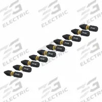 DEWALT Screwdriver Bit: Screwdriver Bit, Imperial, PH2 Bit Industry Size, #2 Bit Size, Std, Hex (MPN DWAFE1PH2IR10). Key specifications — attr1119695: DEWALT; attr1119703: Steel; attr1119710: Standard; attr1119708: Hex; attr1202404: #2.