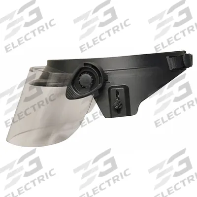 UNITED SHIELD Riot Control Face Shield: Thermoplastic, Pivot, 8 in Visor Ht - Riot Face Shields