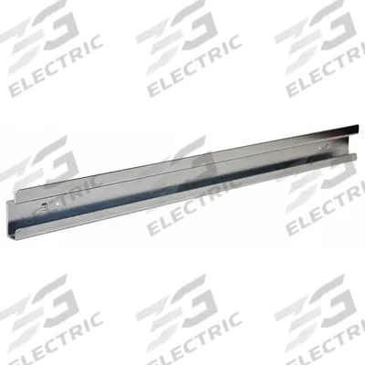 TRESTON Bin Mounting Rail: 2 in x 24 7/8 in x 3 in, 1 Hooks, Screw-In, Surface - Bin Clips & Rails for Square-Hole Pegboard