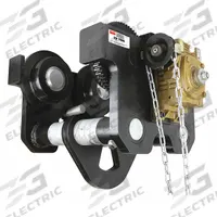 DAYTON Geared Trolley: Geared, 40,000 lb Max Hoist Load Capacity (MPN OZ20GBT). Key specifications — For Beam Shape: Tapered; Trolley Frame Material: Steel.