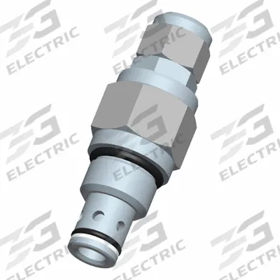 BUCHER HYDRAULICS Cartridge Valve: Steel, Screw-In, Screwdriver Adjustment - Pressure Control Cartridge Valves