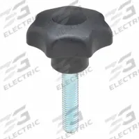 KIPP Hand Knob: 7 Point, Plastic w/ Steel Thread, M10 Thread, 45 mm Thread Lg, 50 mm Dia (MPN K0155.4101X45). Key specifications — Brand: KIPP.