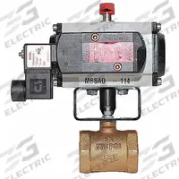 MILWAUKEE VALVE Pneumatically Actuated Butterfly Valve: For Corrosive Chemicals/Salt Water Media (MPN MBSAO A 112). Key specifications — Brand: MILWAUKEE VALVE; Disc Material: Stainless Steel; Pilot Solenoid Voltage: Not Included.
