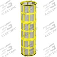 AMIAD Strainer Screen: Mesh, 155 mesh Screen Size, Stainless Steel (MPN 700101-000414). Key specifications — Screen Material: Stainless Steel; Brand: AMIAD; Color: Yellow.