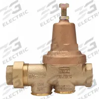 WILKINS Water Pressure Reducing Valve: FNPT x FNPT, 3/4 in Pipe Size, Cast Bronze, 25 psi to 75 psi (MPN 34-625XL). Key specifications — Brand: WILKINS; Union Type: Single Union; Low-Lead Compliance: Low-Lead Compliant.
