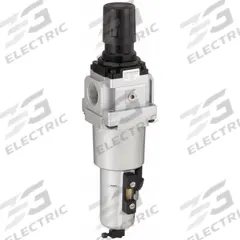 GROZ Filter-Regulator: Heavy Duty Series, 1 in NPT, 193 cfm, 40 micron, 7 psi to 145 psi, Aluminum (MPN FRC179534-MS). Key specifications — attr109419: GROZ; attr109429: Aluminum; attr109463: No; attr109467: Nitrile; attr109468: Heavy Duty.