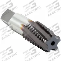 OSG Pipe and Conduit Thread Tap: 1/2"-14 NPT, 5 Flute, Interrupted Thread, V Coated Cobalt (MPN 1205300508)