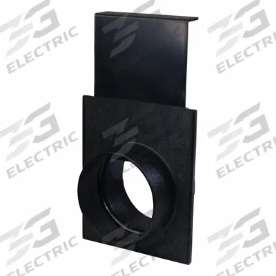 JET Wood Dust Collector Blast Gate: 4 in Dia x 7 in L (MPN JW1007) - Blast Gates for Wood Dust Collectors