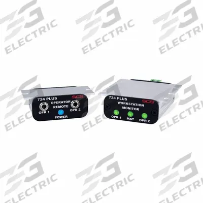 SCS Single Workstation Continuous Monitor: Audio Buzzer, 2 Wrist Straps Monitored - Body Voltage-Detecting Antistatic Monitors
