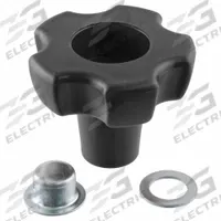 CURT Replacement Jack: Jack Handle Knob, Topwind Jacks, Black Handle Knob and Cap Nut (MPN 28927)