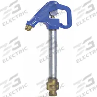 CAMPBELL Yard Hydrant: Brass, Blue Paint, 30 gpm Flow Rate, 2 ft Bury Dp, 57 in Overall Lg (MPN YH-2LF). Key specifications — Rod Material: Brass; Brand: CAMPBELL; Color/Finish: Blue Paint.
