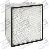 GRAINGER HEPA Air Filter: 24 in x 24 in x 12 in, 99.97% Filter Efficiency, Upstream and Downstream (MPN 53TE87). Key specifications — Brand: GRAINGER; Frame or Header Material: Galvanized Steel.