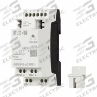 EATON Input/Output Module: Modbus TCP/IP, (4) Relay Out (MPN EASY-E4-AC-8RE1). Key specifications — attr205796: EASY-E4-AC-8RE1; attr1072740: 100 to 240V AC; attr1072741: Input/Output Module; attr1072725: Easy E4; attr1083542: (4) Relay.