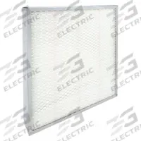 GRAINGER Minipleat Air Filter: 24 in x 24 in x 4 in, Fiberglass, Metal, No Header, MERV 14 (MPN 5E898). Key specifications — Brand: GRAINGER; Frame or Header Material: Metal; Media Material: Fiberglass.