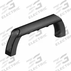 Handle: 15 Series/40 Series/45 Series, Metric, Polyamide, Black, Drop-In, 236 mm x 38 mm (MPN 092304S03). Key specifications — Mounting Type: Drop-In; Includes Fasteners: No; Brand: FATH INC.; Finish: Unfinished; Material: Polyamide.