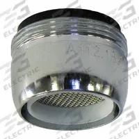 KISSLER Outlet: 2.2 gpm Flow Rate, Aerated Flow Outlet, Metal, Chrome Finish, Male (MPN AB83-X020). Key specifications — Material: Metal; Product Type: Outlet; Connection Size: 13/16"-27; Brand: KISSLER.