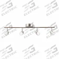 LED Fixed Rail: 29 5/8 in Lg, 1,924 lm_3,000 lm, 3000K, Polished Chrome, Frosted, 30 W, 120V AC (MPN EVAF0618L30D1PC). Key specifications — Track Housing Finish: Polished Chrome; Brand: AFX INC.; Diffuser Finish: Frosted; Color Temperature: 3000K; Voltage: 120V AC.