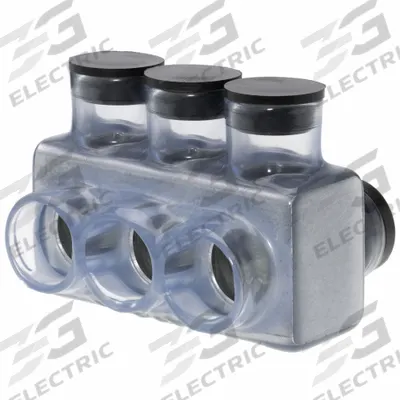 POLARIS Multitap Connector: 3 Port, Double-Sided Entry, 250 kcmil – 750 kcmil Wire Size - Dry-Location Double-Sided Entry Multitap Connectors