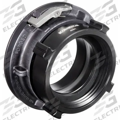MOON AMERICAN Fire Hose Adapter: 4 in_5 in Compatible Pipe Size, NH x Storz, Straight - Aluminum Rigid Fire Hydrant & Standpipe Adapters